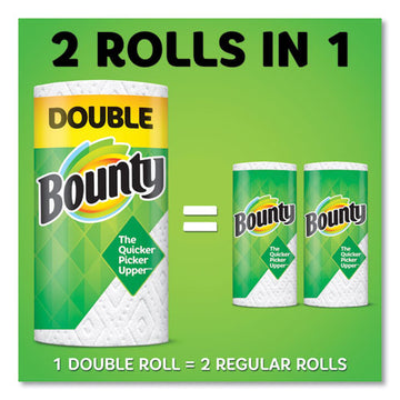 Bounty® Select-a-size Kitchen Roll Paper Towels, 2-ply, White, 5.9 X 11, 98 Sheets-roll, 12 Rolls-carton freeshipping - TVN Wholesale